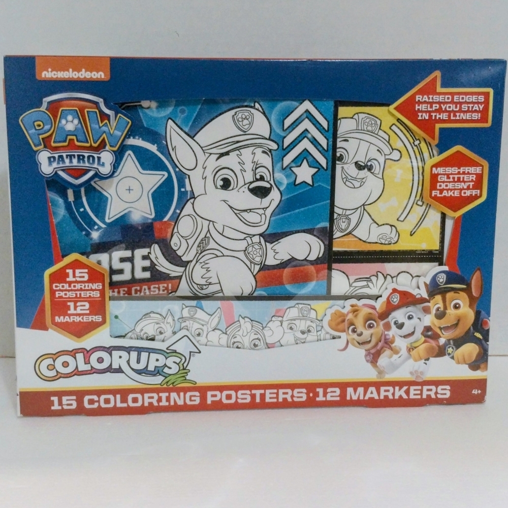 Nickelodeon Paw Patrol Colorups Set with 12 Markers